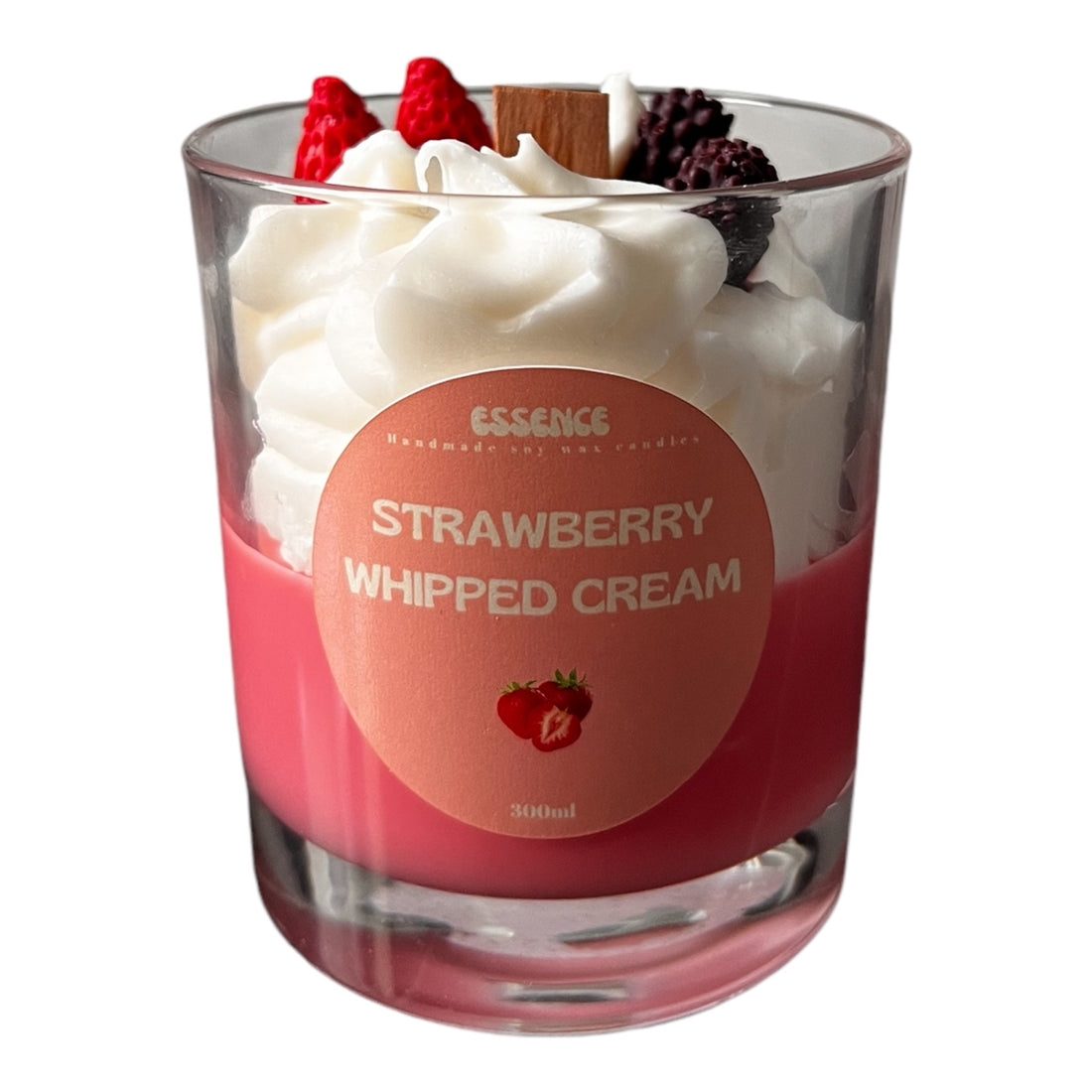 Vela aromática Strawberry Whipped Cream | Fresa + Ruibarbo