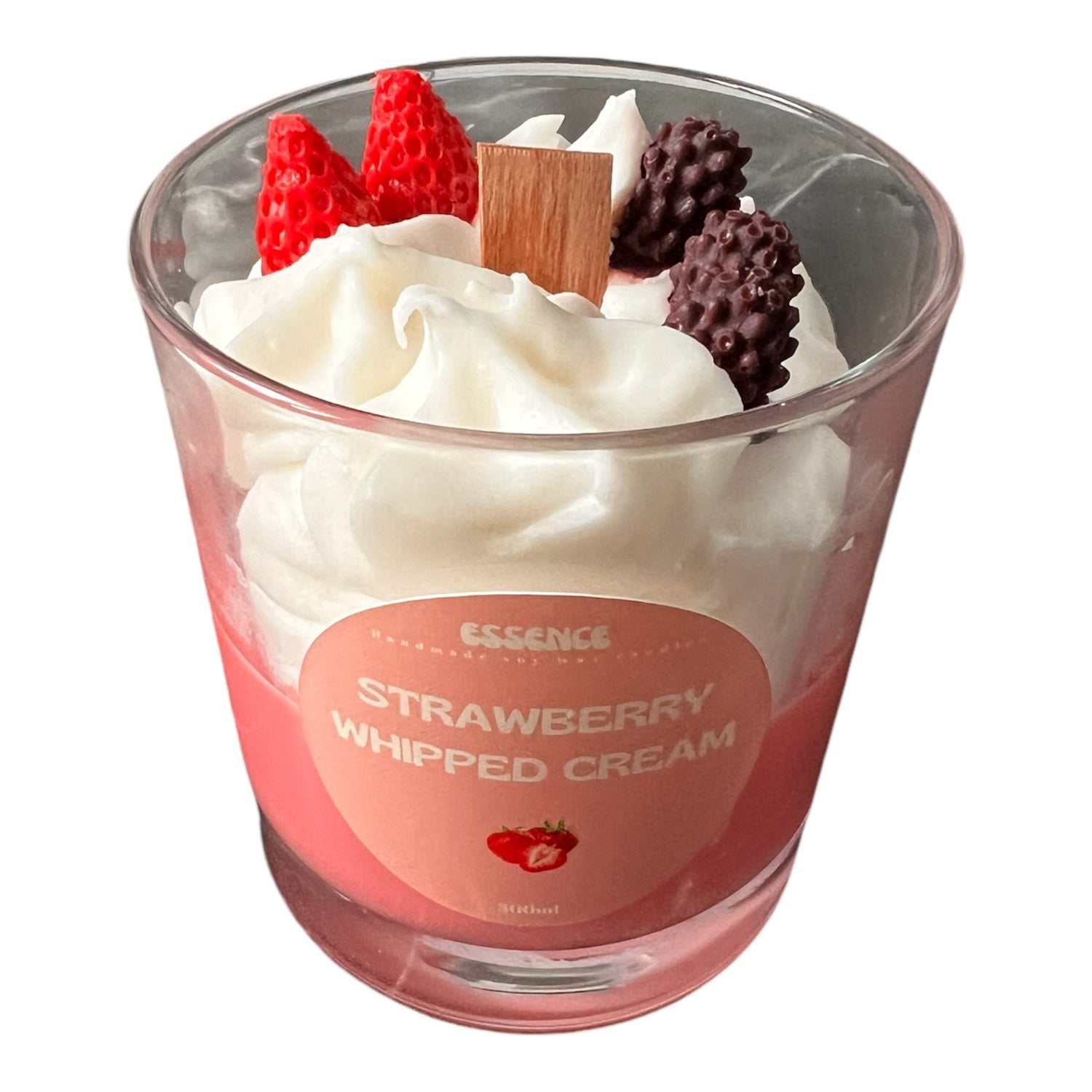 Vela aromática Strawberry Whipped Cream | Fresa + Ruibarbo